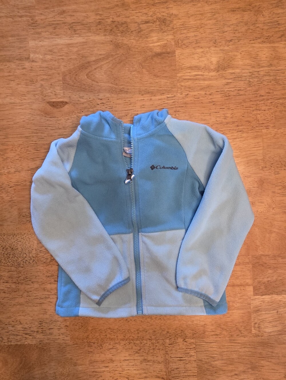 Columbia Kids Two-Tone Light Blue Full-Zip Fleece Hoodie